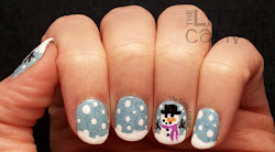 nails snowman colors nail snowmen manicure canvas