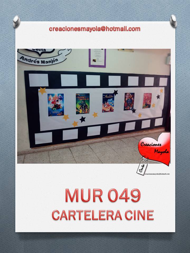Creaciones Mayola CARTELERA CINE, PELÍCULA CINE. Creaciones Mayola CARTELERA CINE, PELÍCULA CINE.