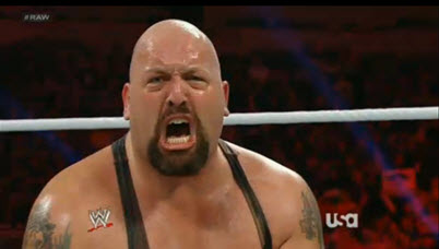 Big Show sang Rudolph the Red Nose Reindeer during this.