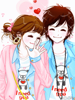 Ảnh động đẹp tình yêu dễ thương cho cặp đôi yêu nhau