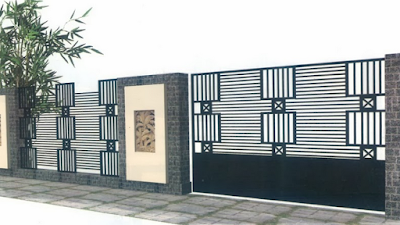 Contoh Gambar Pagar Rumah Minimalis http://www.rumahminimalisius.com/2017/08/model-dan-desain-pagar-rumah-minimalis-modern-terbaru.html