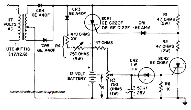How to Build a Battery Charging Regulator Circuit Diagram | Electronic