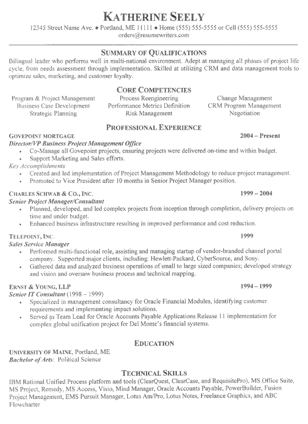 Business Resumes Samples Sample - Business%2BResumes%2BSamples%2B2 