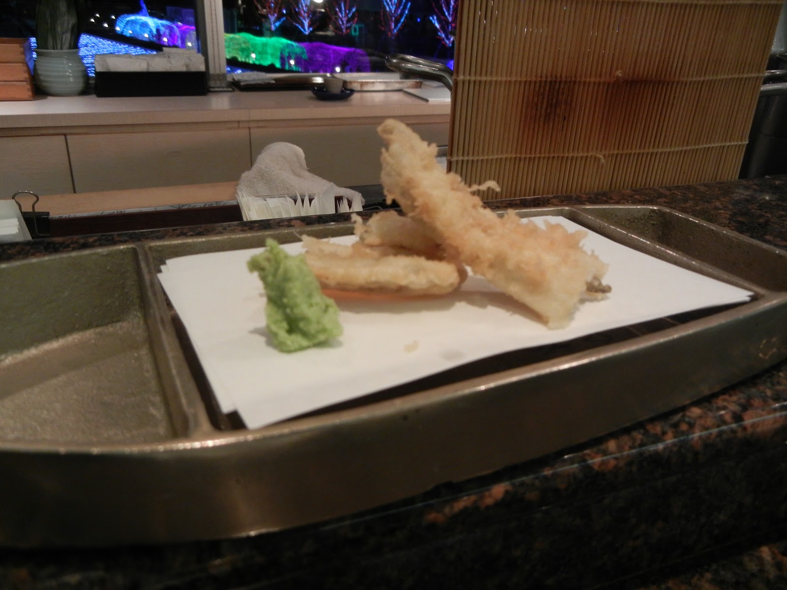 My eating life in Tokyo Tempura at a branch of prestige restaurant of Kyoto