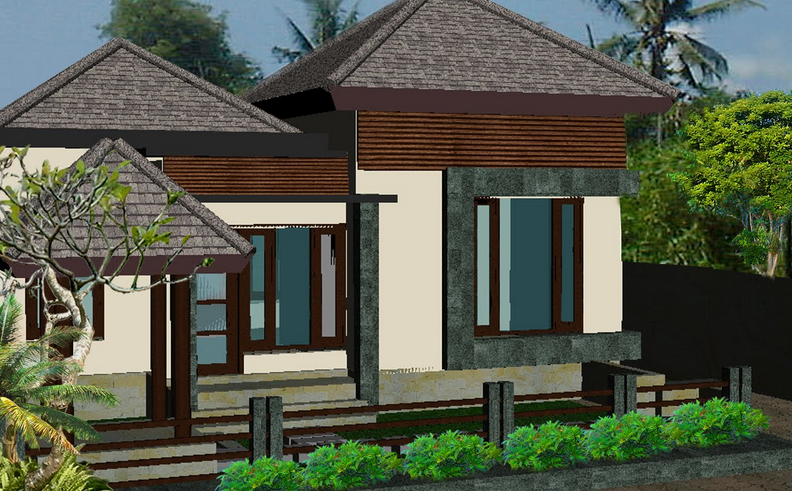Contoh Desain Rumah Bali Modern Minimalis Terbaru