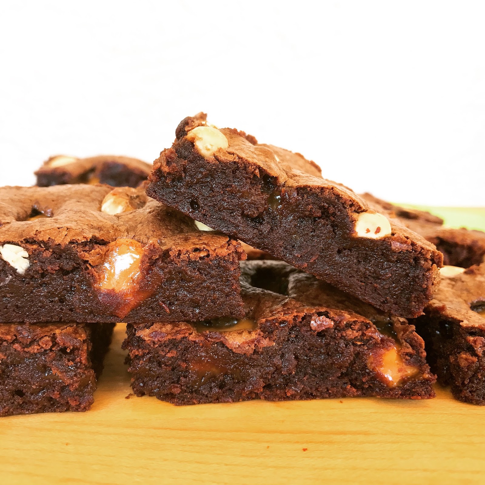 Caramel Nut Brownies