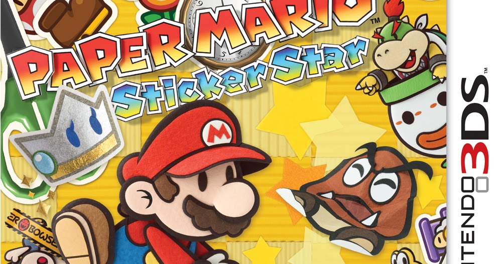 Cias Para 3ds Paper Mario Sticker Star Cias Para 3ds Paper Mario Sticker Star