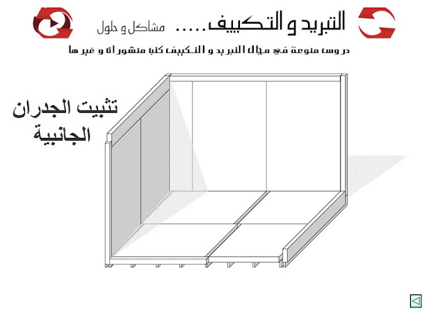 طريقة تركيب غرفة تبريد من نوع modulable طريقة تركيب غرفة تبريد من نوع modulable