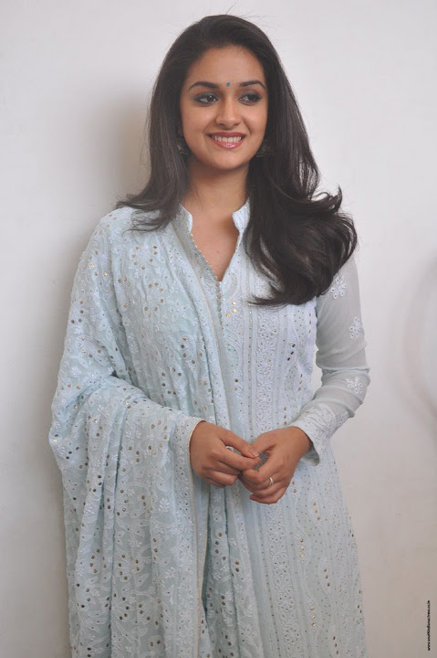 Keerthy Suresh stills at Mahanati Film Interview