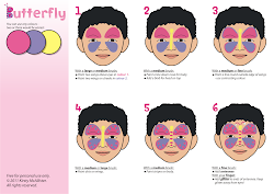 face painting designs butterfly simple facepaint because tiger randomness favourites miscellany printables doesn