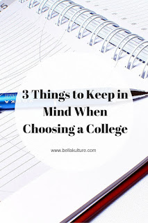 3 Things To Keep in Mind When Choosing a College