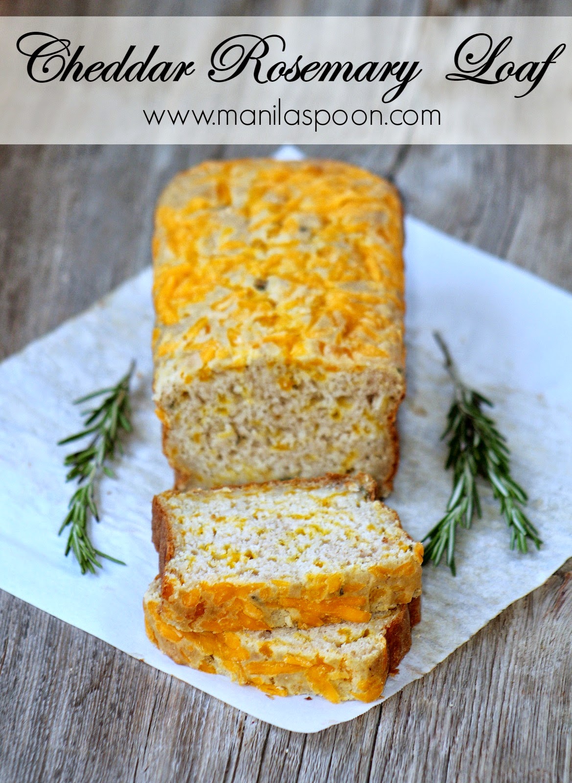 Cheddar Rosemary and Applesauce Loaf Manila Spoon