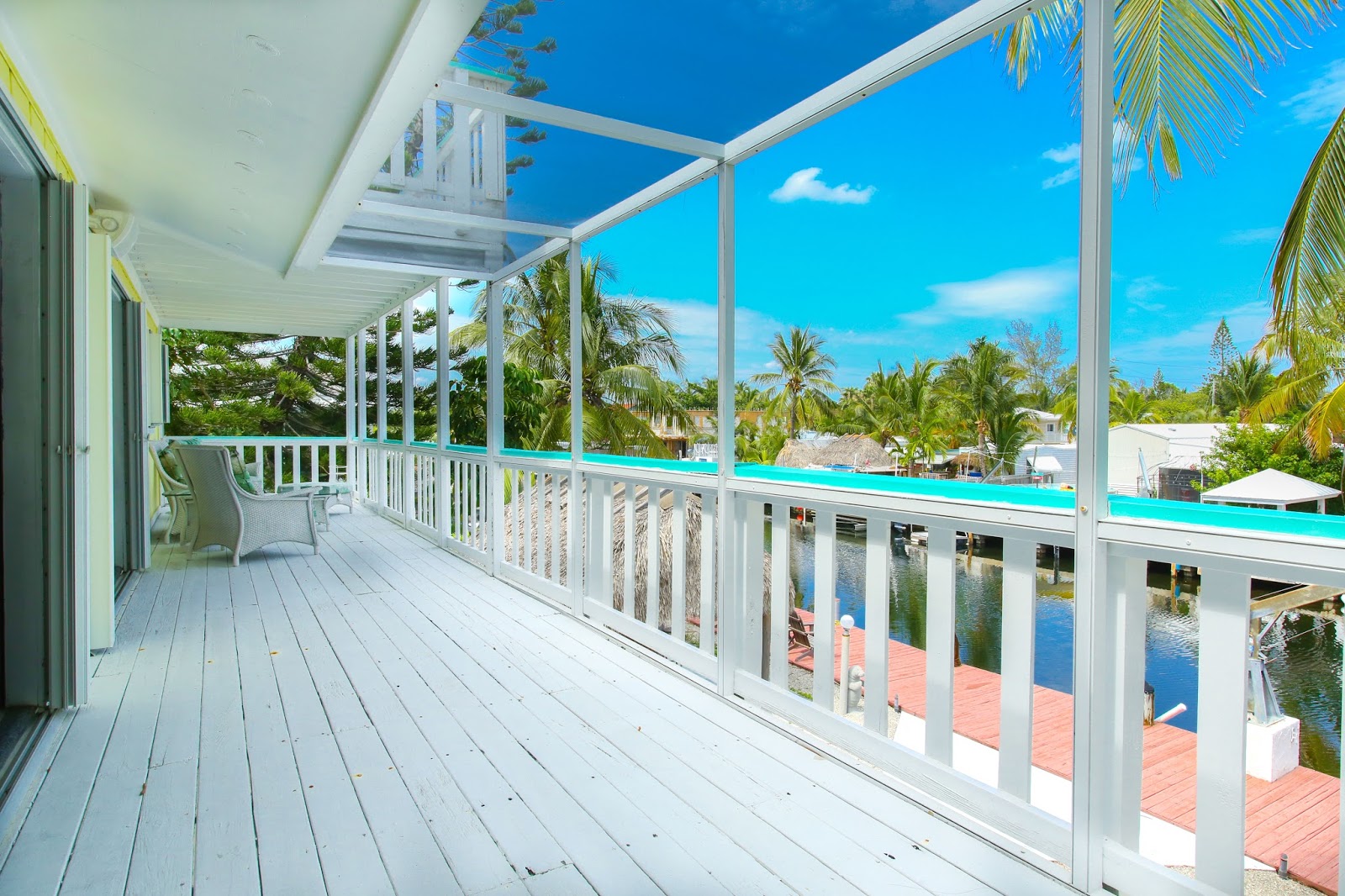 Real Estate in the Florida Keys 2/2 Canal front on oversized lot with 75' dockage 774K