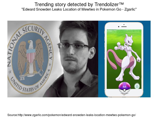 Edward Snowden Leaks Location of Mewtwo - Pokémon Go Forum