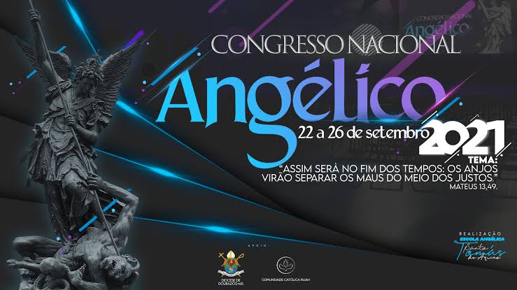 Congresso Nacional Angélico 22 a 26 de setembro 2021  On Line e ao Vivo do Santuário de Aparecida