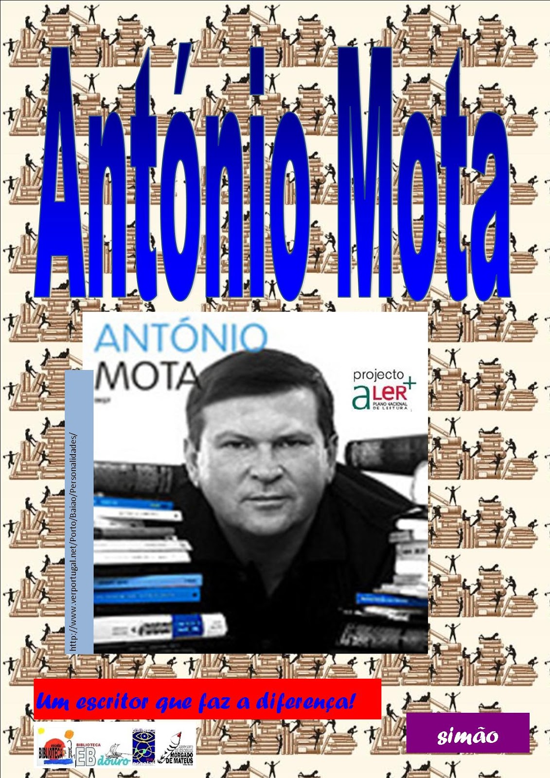 Biblioteca Escolar ANTÓNIO MOTA escritor