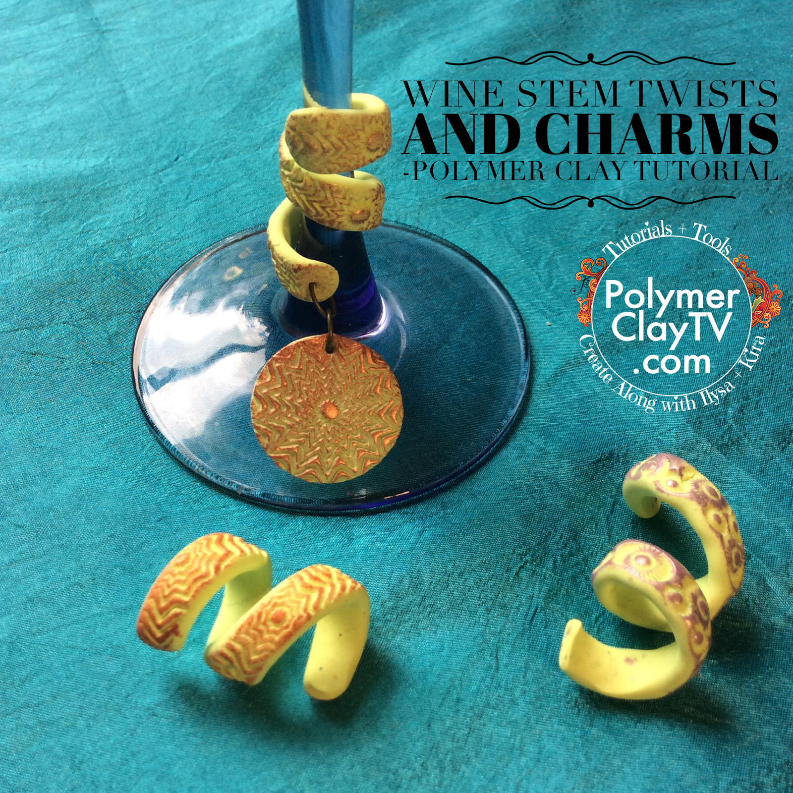 Polymer Clay TV & Polymer Clay Productions How to make wine glass
