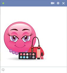 Make-Up Facebook emoji