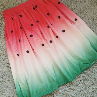 ali express watermelon skirt
