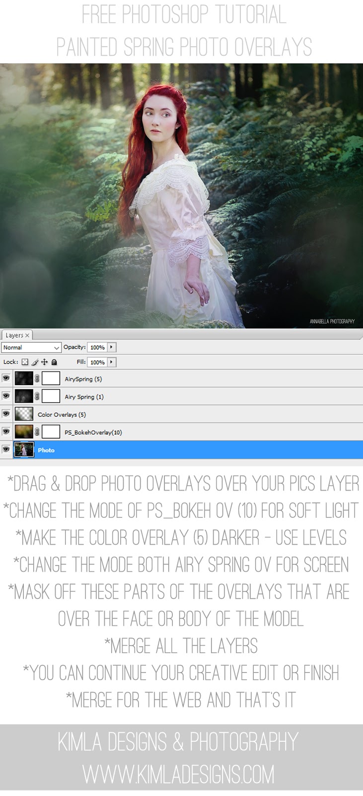 Painted Spring Photo Overlays Free Photoshop Tutorial - Kimla Designs ...