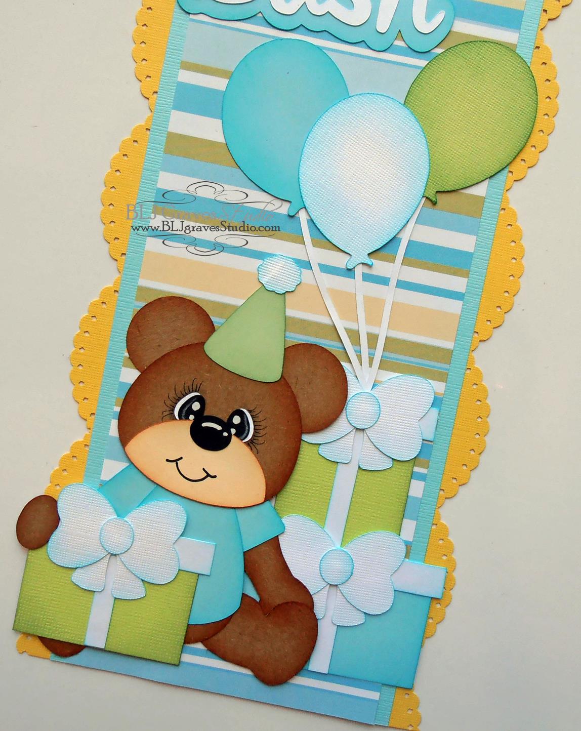 BLJ Graves Studio: Birthday Scrapbook Borders