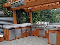 built in outdoor kitchen designs