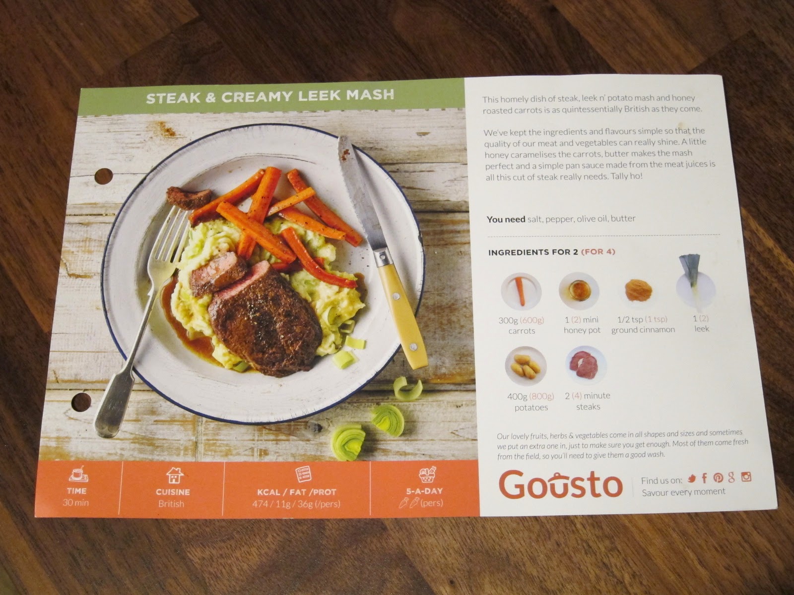GOUSTO Delicious Recipe Delivery Service for Healthy Homecooked Meals