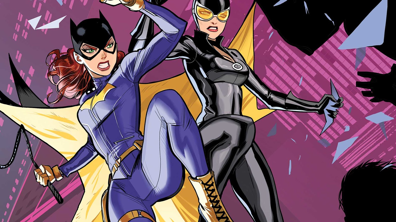 Batgirl and catwoman