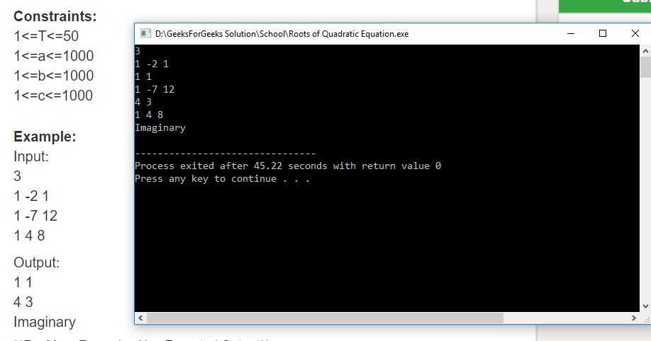 Geeksforgeeks Solution For 