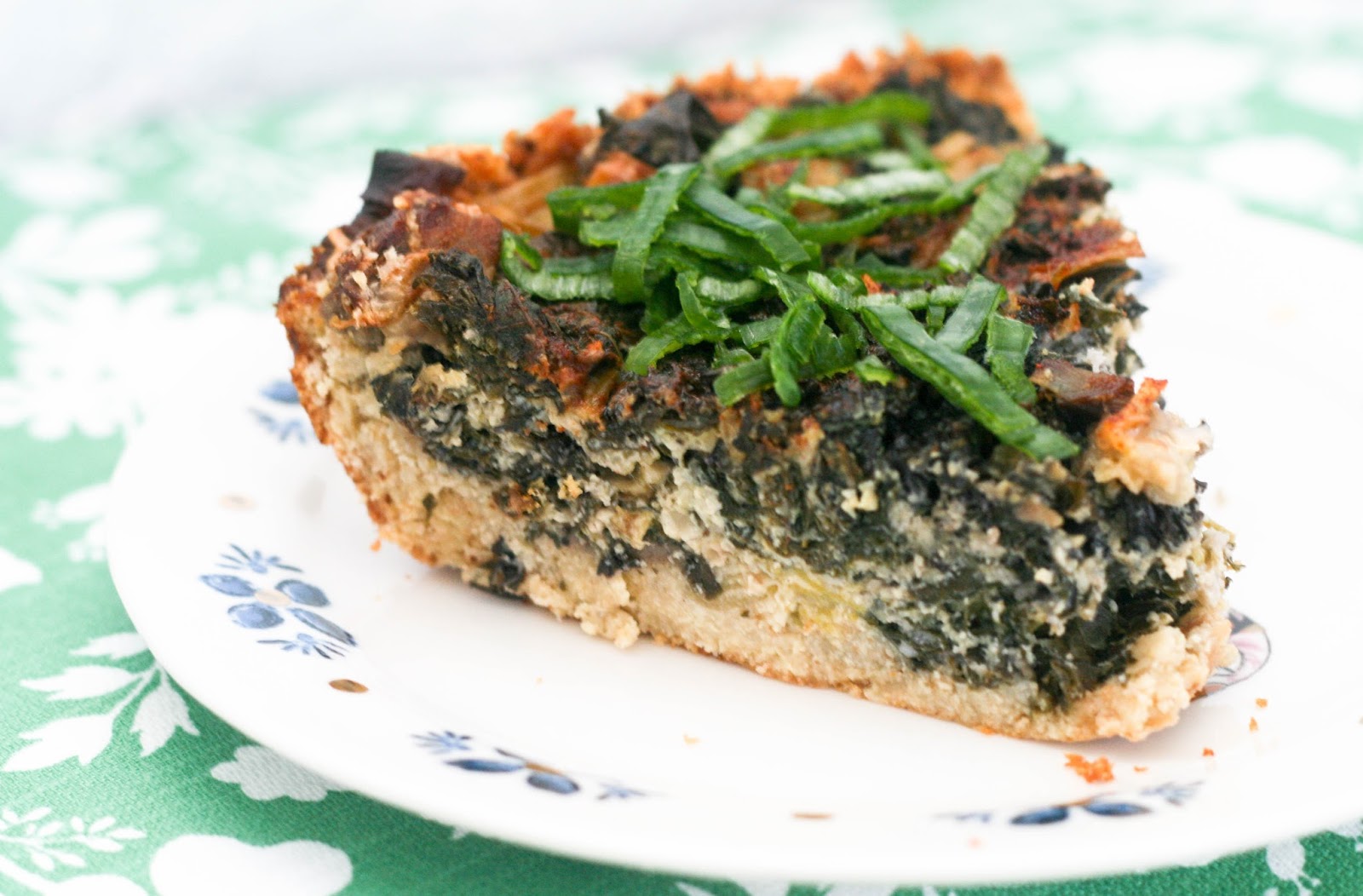 Steak & Greens Quiche Coconut & Lime