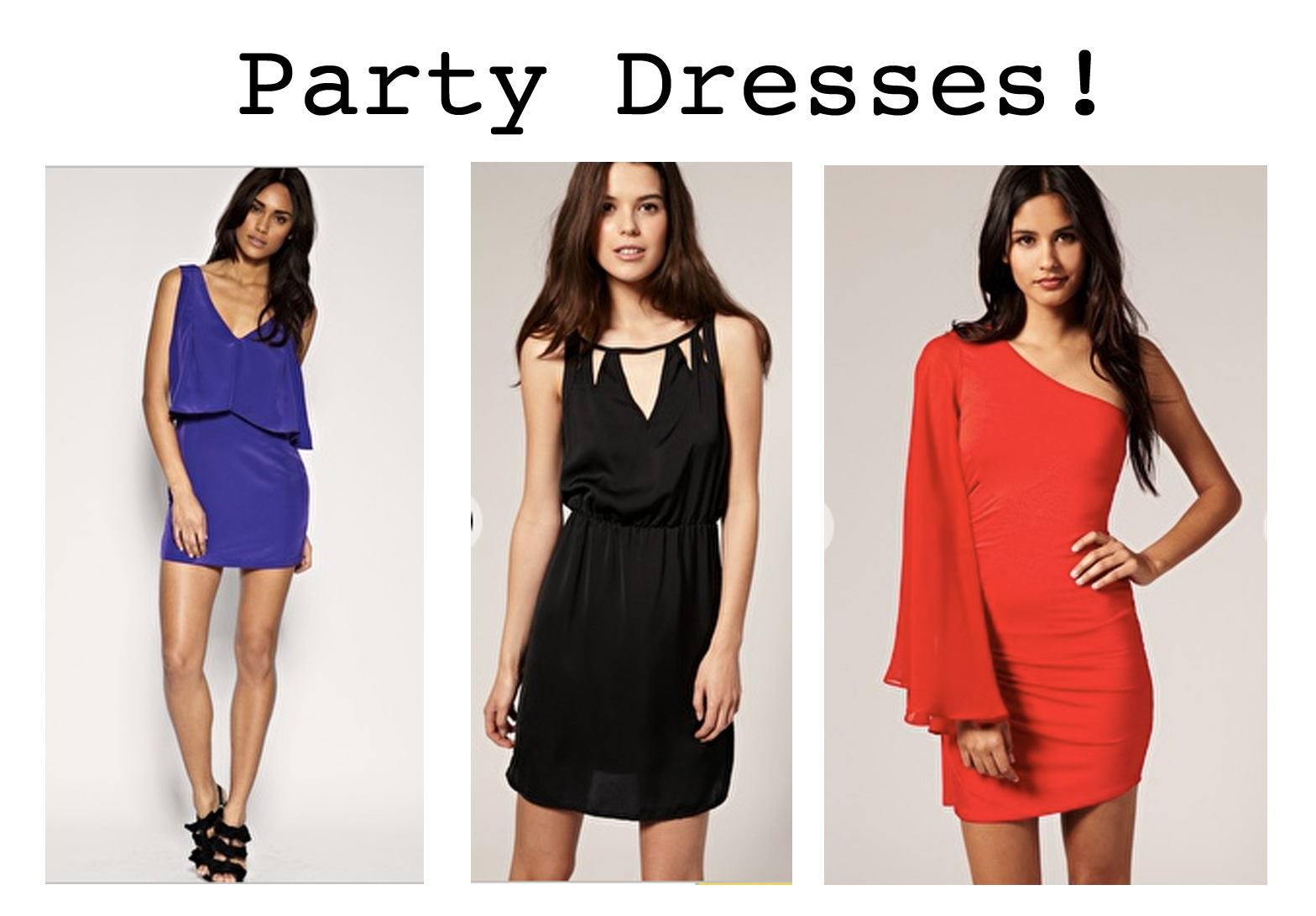 inexpensive party dresses