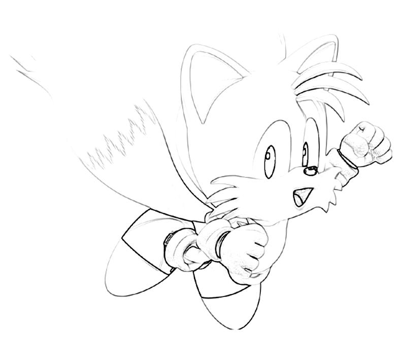 Tails Coloring Pages