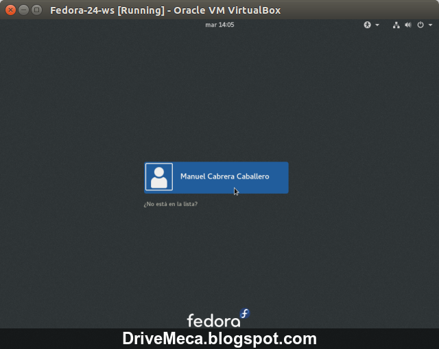 DriveMeca instalando Linux Fedora 24 Workstation paso a paso DriveMeca instalando Linux Fedora 24 Workstation paso a paso