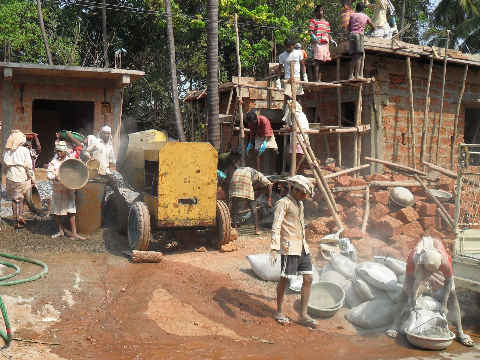 Стройка в индии Стройка в индии