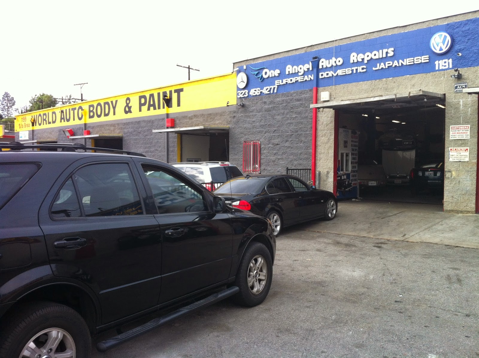 One Angels Auto Repair Los Angeles MidCity Mercedes BMW Audi