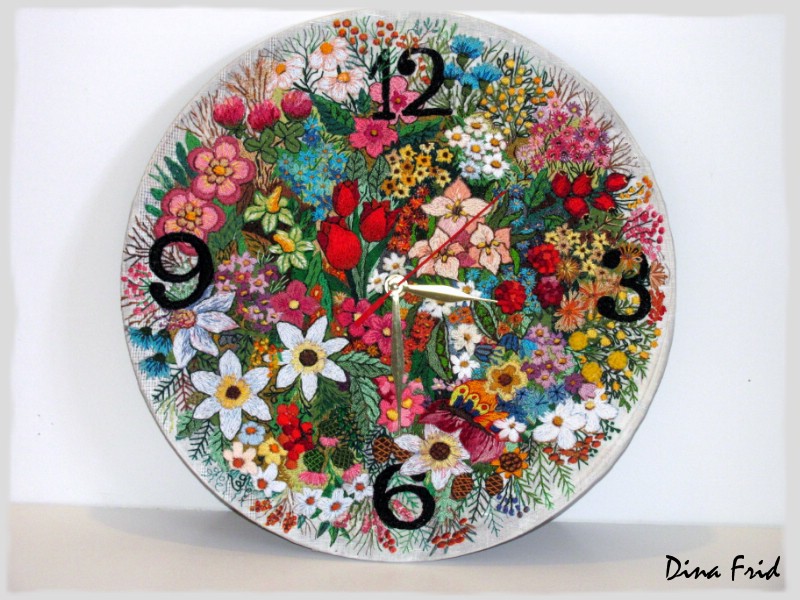 Вышивка крестом часы. Часы вышитые лентами. Вышивка часы. Вышивка на пяльцах. Лаванда рисунок для вышивки.