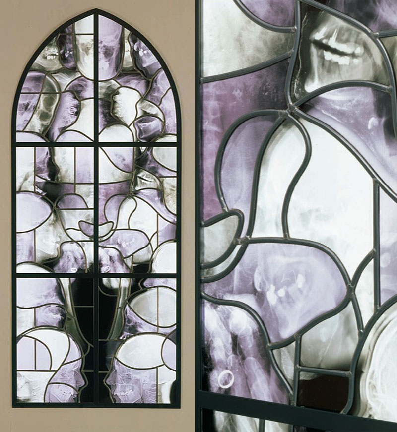 x-rays in stained glass