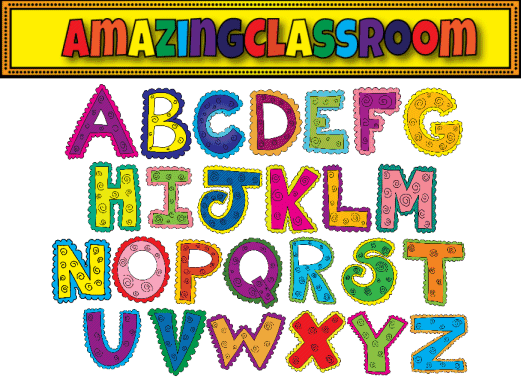 free cute alphabet clipart - photo #5