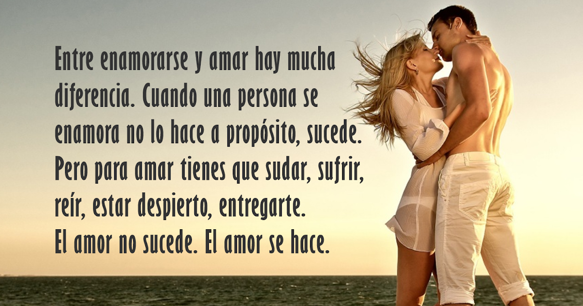 Lecciones para amar La diferencia entre amar y enamorarse Lecciones para amar La diferencia entre amar y enamorarse