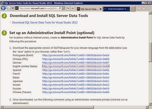 Real World Information Systems: SQL Server Data Tools - An Installation ...