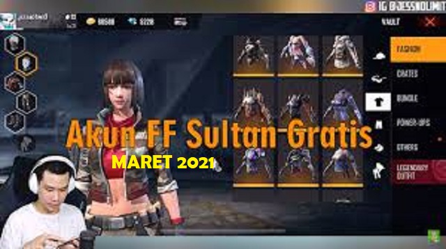 Akun FF Sultan Gratis Akun FF Sultan Gratis