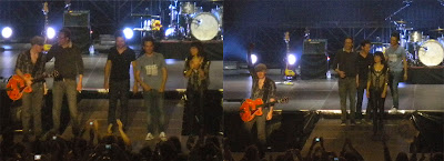 Final del concierto de Amaral en A Coruña, junio 2012