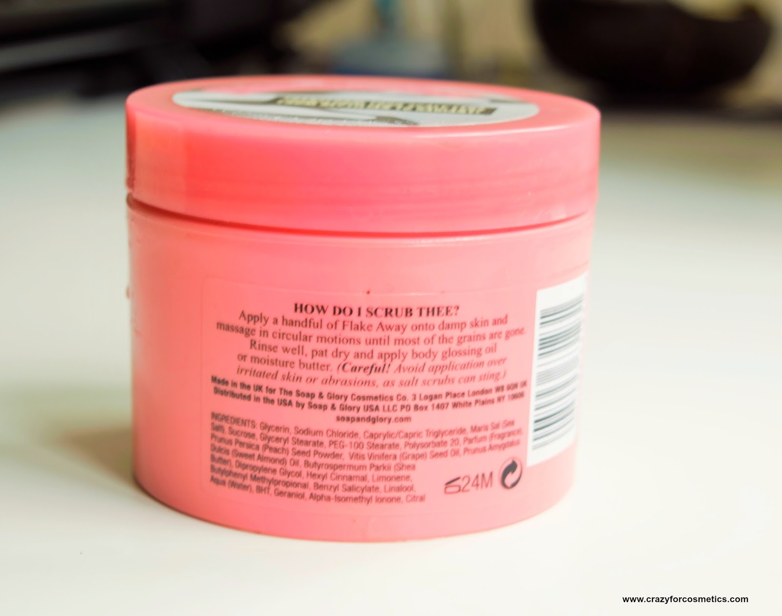 Soap & Glory Flake Away Body Polish Review Crazy for Cosmetics A