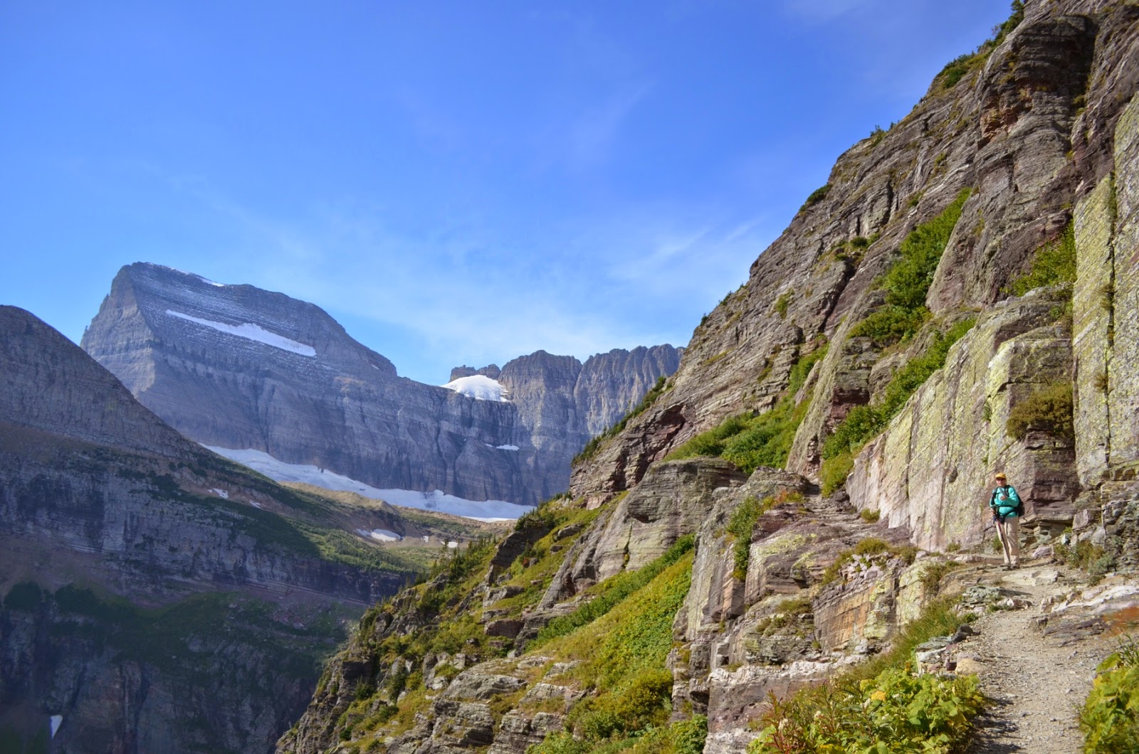 Living and Dyeing Under the Big Sky Grinnell Glacier Trail Shots