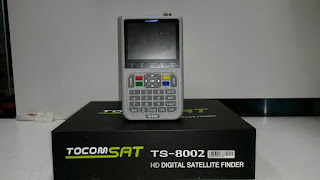 Primeira atualizacao do tocomsat Satélite Finder TS-8002