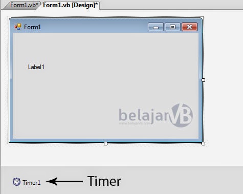 VB Net - Penggunaan Timer - Belajar VB 6.0 dan Belajar VB .Net