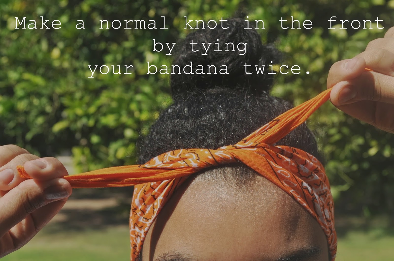 How to FOLD a Bandana Into a Headband All Size Fits One