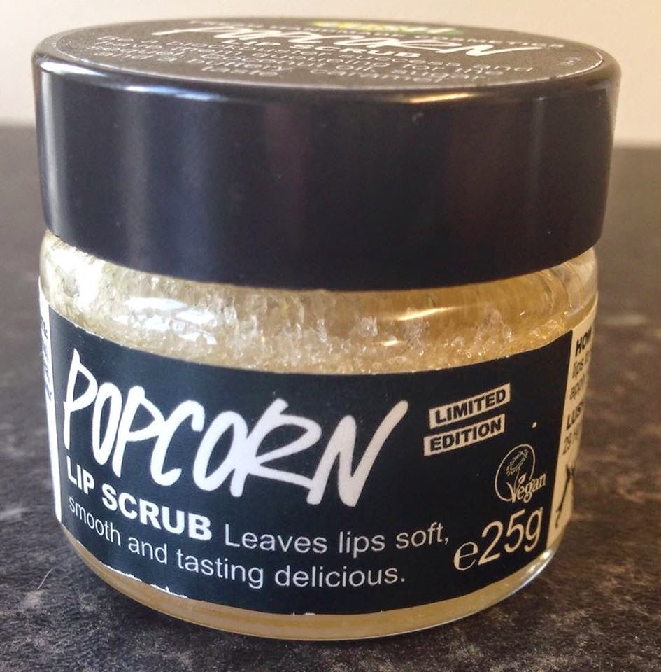 All Things Lush UK Popcorn Lip Scrub