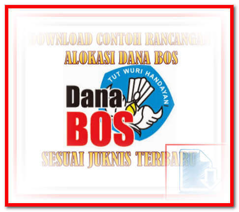 Contoh Format Rancangan Alokasi Dana Bos Sesuai Juknis Terbaru