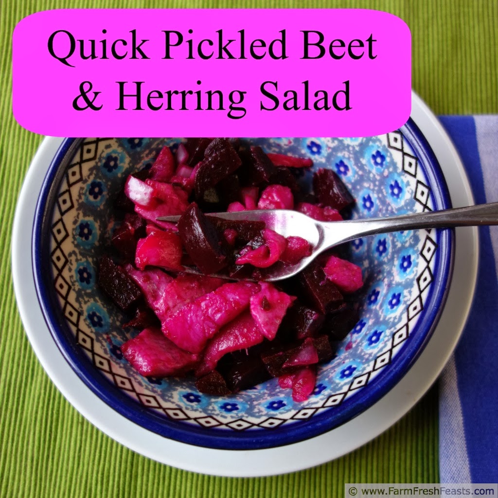 Quick Pickled Beet and Herring Salad | Farm Fresh Feasts